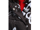 Зимняя куртка Граффити черный цвет