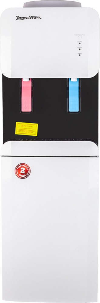 Пурифайер Aqua Work 105-LR/SF+F бело-черный с нагревом и компрессорным охлаждением