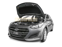 Амортизаторы капота, 2 шт. АвтоУпор для Hyundai I-30 II / II рестайлинг 2011-2015 / 2015-2017