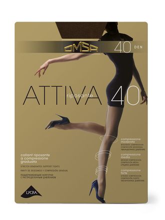 Колготки Attiva 40, 4 lola(коричневый)