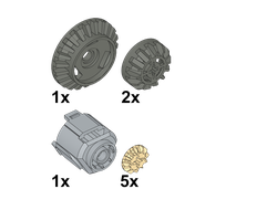 !АНАЛОГ! Gears and Differentials  / Differentials 6,  (DFF6)