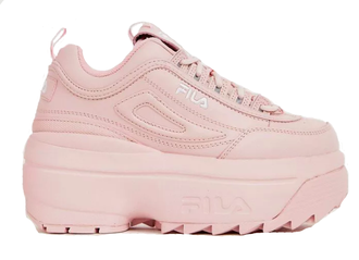 Fila Disruptor 2 Розовые кожаные на танкетке (копия)