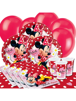 Коллекция одноразовой посуды "Минни"