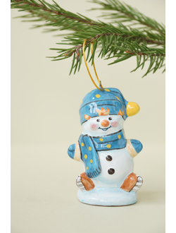 Снеговик на коньках (спортсмен)