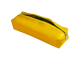 Пенал-косметичка BRAUBERG под искусственную кожу, "Блеск", желтый, 20х6х4 см, 226718
