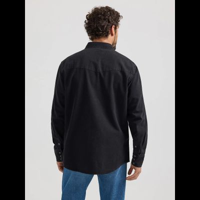 Рубашка Wrangler® Classic Denim Western Snap Shirt