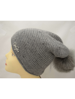 Шапка с помпоном женская Vizio Италия от производителя шапок с помпоном для женщин Vizio Италия
