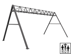 Рама TRX для функционального тренинга, A-образная L=4м