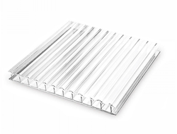 Поликарбонат прозрачный 6мм 2,1*6м пл. плот.1,0кг/кв.м Практик [54062]