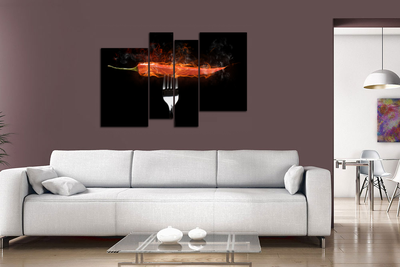 Модульная картина "Острый на вкус"