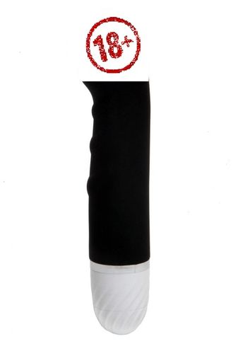 ВИБРАТОР СИЛИКОНОВЫЙ ДЛЯ ТОЧКИ G ЧЕРНЫЙ 17 Х 3,5 СМ 47544-MM