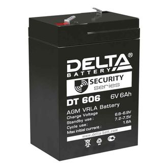 Аккумулятор 6В 6Ач Delta DT 606 AGM (электромашинки)