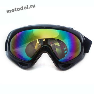 Очки для мотокросса, эндуро, ATV, снегохода - черные