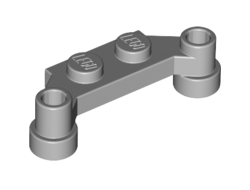 Plate, Modified 1 x 4 Offset, Light Bluish Gray (4590 / 4213069 / 4541559 / 6138067 / 6302648)
