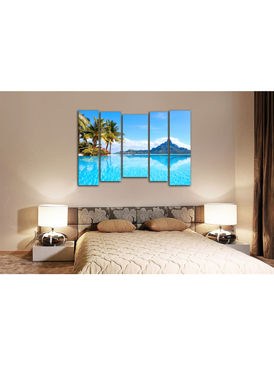 Модульная картина "Лазурный край"