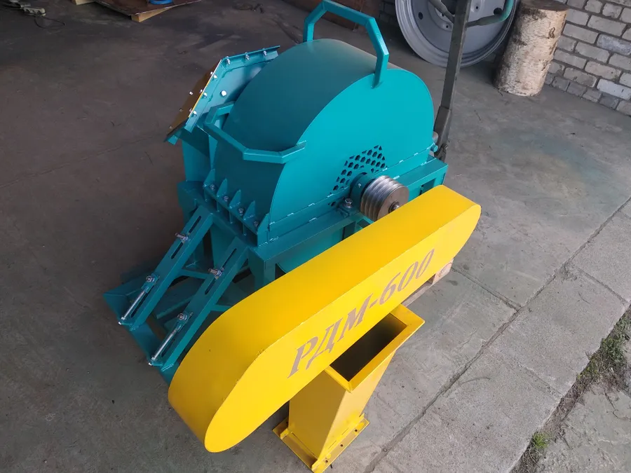 Комплектация дробилки РДМ-600 с удлинителем горловины без электродвигателя