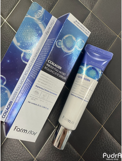 FarmStay Увлажняющая сыворотка-роллер с коллагеном для кожи вокруг глаз Collagen Water Full Moist Ro