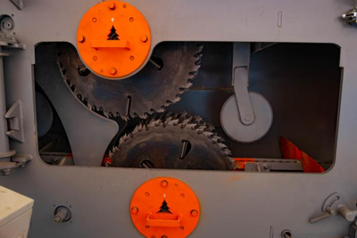 Промышленный брусовальный станок Триумф 16П480/Двухвальный  бревнопильный станок «Триумф-СБЦ480», от