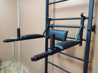 Шведская стенка 3 в 1 с рукоходом "Профессионал"