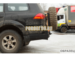 Задний силовой бампер серии Трофи на Mitsubishi L200 IV 2006-2014 (03.141.11)