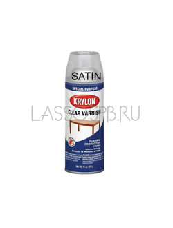 Krylon Clear Varnish Satin Полуматовый сатиновый лак защита древесины 311 г