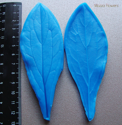 " Лист пиона" Силиконовый молд (вайнер)