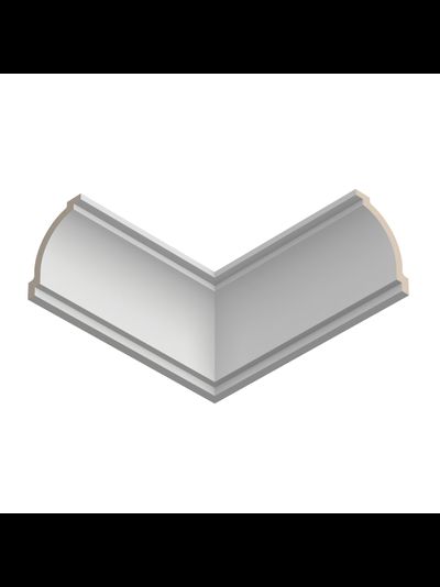 Потолочный карниз Ultrawood CR2340, из ЛДФ-декора, под покраску, 2 m.