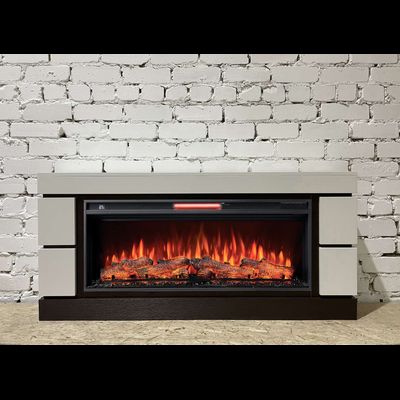 Линейный электрокамин Норман SL-B с очагом Joker 45