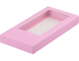 Коробка для плитки шоколада (розовая), 160*80*17мм