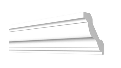 Потолочный плинтус DECOR-DIZAYN DD21, из дюрополимера, под покраску, ударопрочный, 2 метра