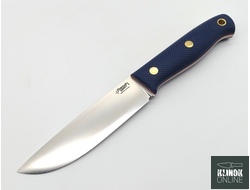 Нож Модель X сталь N690 синяя микарта