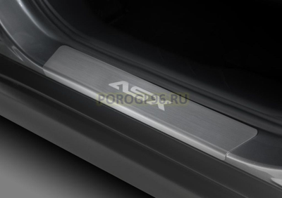 Накладки на пороги для Mitsubishi ASX I / I рестайлинг / I рестайлинг 2 / I рестайлинг 3 2010-2013 / 2012-2016 / 2016-2