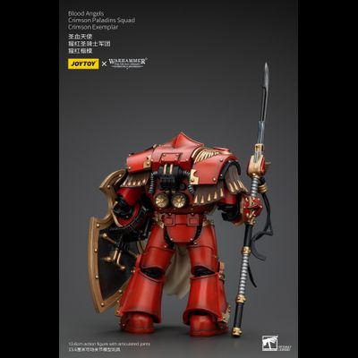 Алый паладин Кровавых Ангелов (Warhammer Horus Heresy) - КОЛЛЕКЦИОННАЯ ФИГУРКА 1/18 Blood Angels Crimson Paladin Crimson Exemplar (JT00300) - JOYTOY