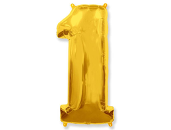 Цифра 1 золото