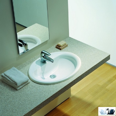 Раковина Creavit TP225 45 х 52 см, встраиваемая сверху, TP225-00CB00E-0000