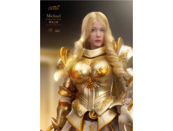 Архангел Михаэль в золотом - Коллекционная фигурка 1/12 SCALE Dawn Wings Golden Armor Archangel (LXF2311A) - Lucifer