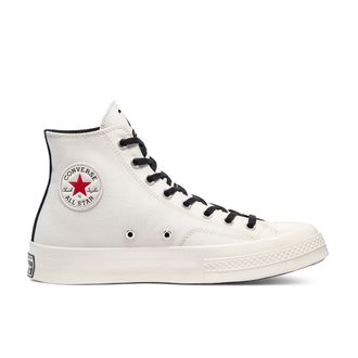 белые высокие converse play comme des garcons