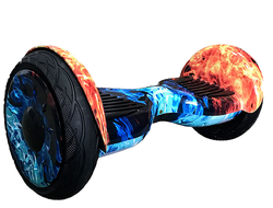 Гироскутер PRO 10,5" 2020 (самобаланс, приложение, bluetooth), цвет Red Blue Fire