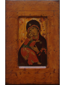 Владимирская Богородица. Рукописная икона.