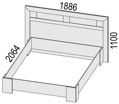 Кровать Роксана