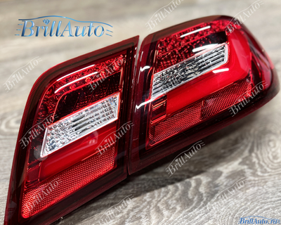 Стопы Toyota Camry 40 светодиодные красные-белые
