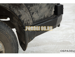 Задний силовой бампер серии Трофи на Mitsubishi L200 IV 2006-2014 (03.141.11)