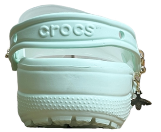 Crocs Classic Translucent Clog Charms Mint Мятные