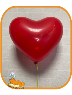 Воздушные шарики Сердечки красного цвета