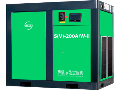Винтовой двухступенчатый компрессор S(V)-200A/W-II (4.5 бар) SEIZE