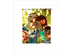 Штора в ванную Привет Сосед/ Hello Neighbor №8