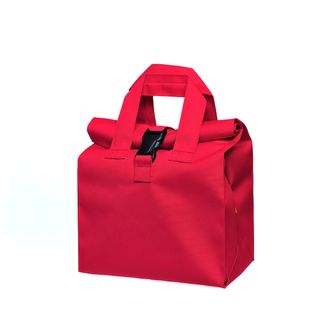 сумка для обедов на работу красная