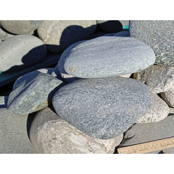 Гранитный булыжник, серо-синий, фракция 300-400 мм