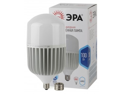 ЭРА стандарт высокомощн. E27 100W(8000lm) 4000K 4K 318х160 POWER (переходник на E40) 8250