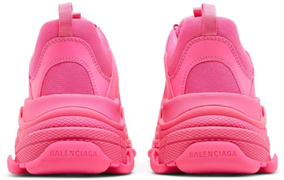 Balenciaga Triple S Sneaker Fluorescent Pink женские